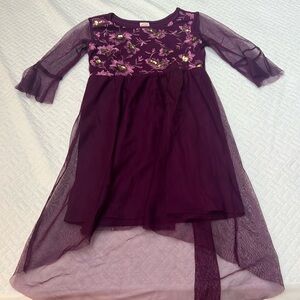 Girls purple dress